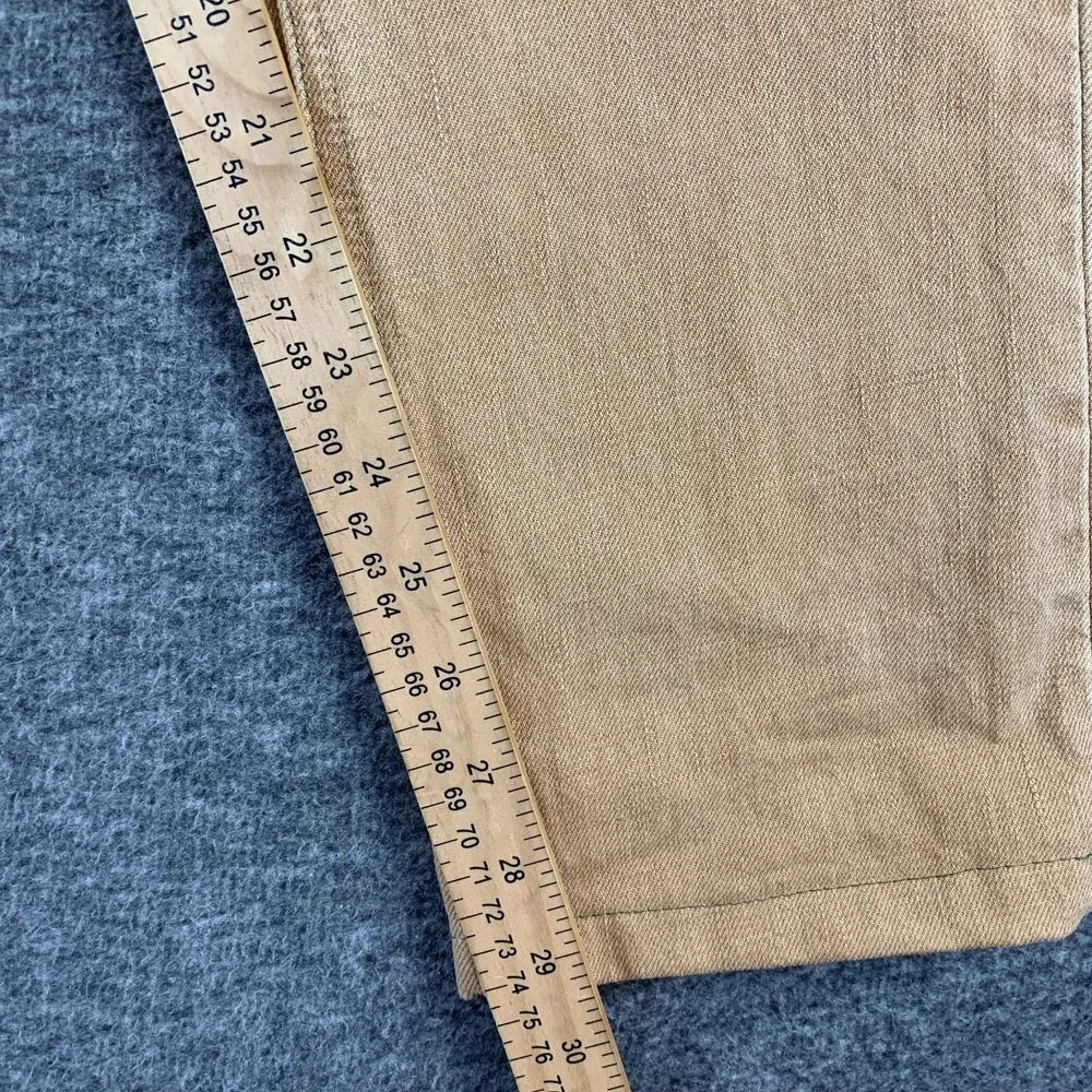 Double RRL Jeans Men 31x29 High Rise Slim Japanese Denim Brown Cowboy Western